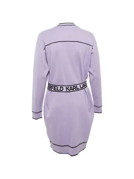 Cardigan Karl Lagerfeld cu imagine violet