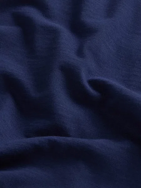 Tricou Woolrich cu decolteu în V albastru