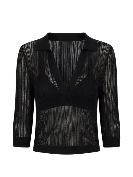 Top Uma Wang negru