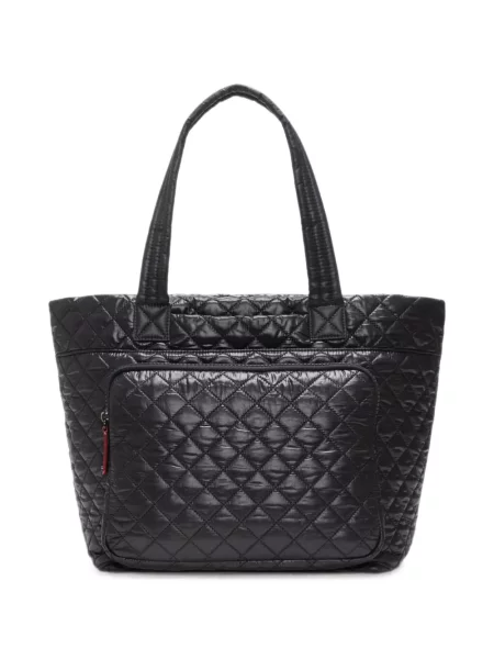 Matlasat geantă shopper Mz Wallace negru