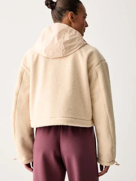 Adidas by Stella McCartney bluza polarowa beżowa