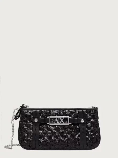 Armani Exchange geantă pentru femei negru