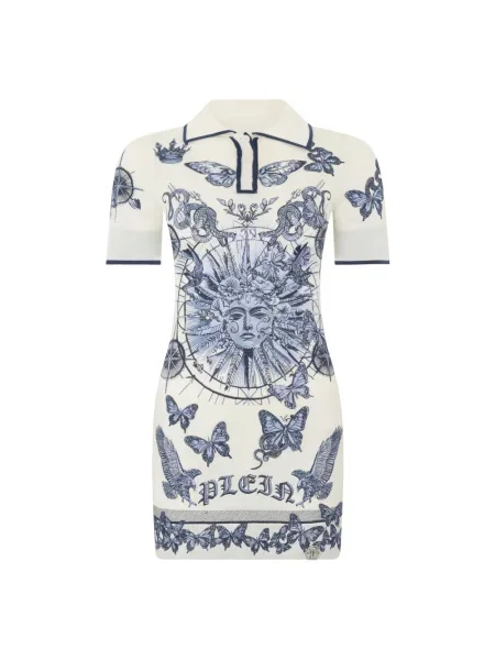 Sukienka mini Philipp Plein niebieska