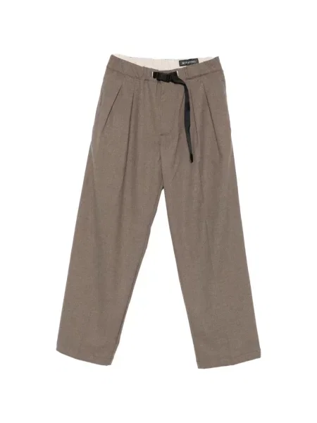 Cu centură pantaloni White Sand alb