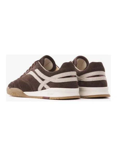 Sneakersy Via Vai skórzane brązowe