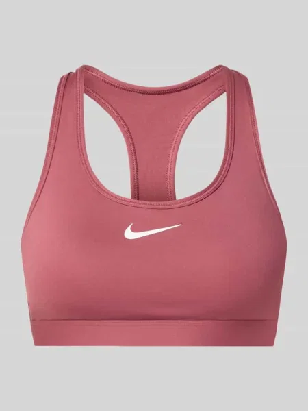 Biustonosz sportowy z nadrukiem z logo Nike