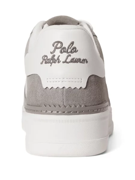 Ριγέ δερμάτινος κάλτσες Polo Ralph Lauren με κορδόνι μαύρο