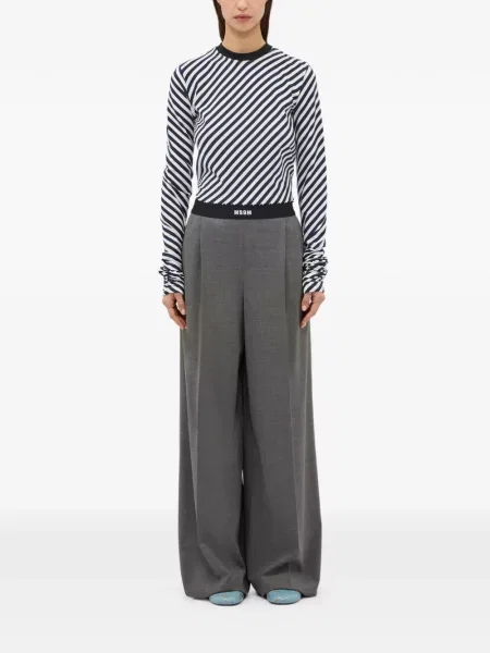 Pantaloni Msgm cu imagine gri