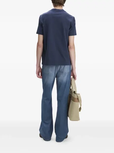 Tricou A.p.c. cu imagine albastru
