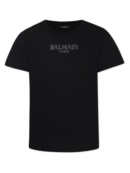 Koszulka dziecięca Balmain czarna