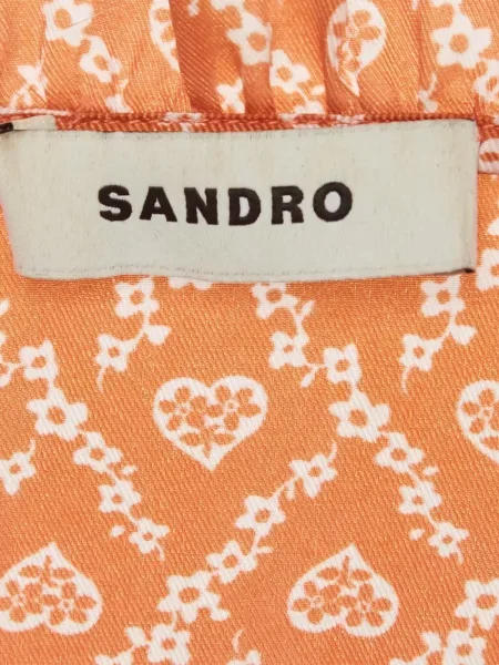 Rochie Sandro asimetrică portocaliu