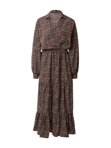 AX Paris Rochie bej / maro negru