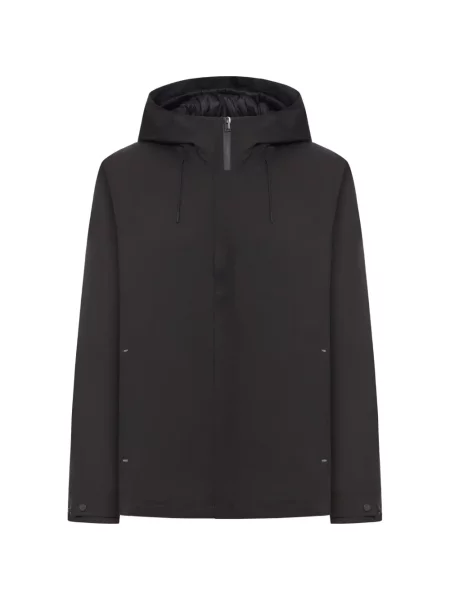 Geacă Woolrich cu glugă negru