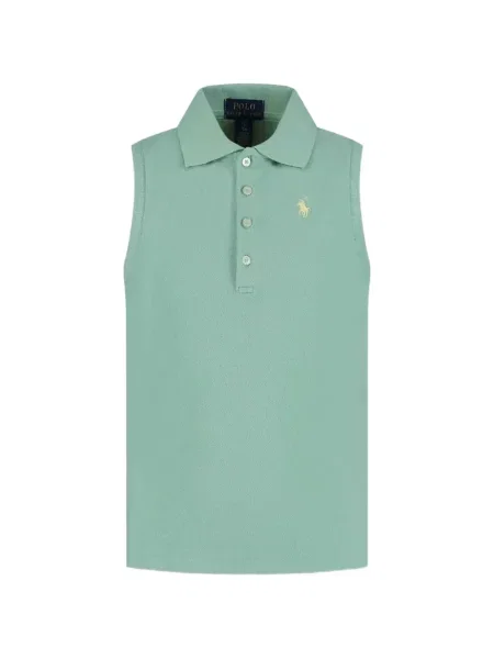 Koszulka polo dziecięca Polo Ralph Lauren zielona
