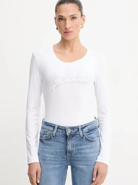 Guess longsleeve biały