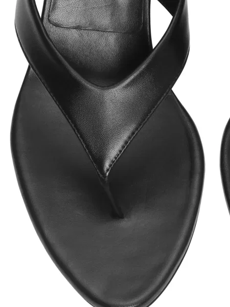 Papuci tip mules Rotate Birger Christensen din piele negru