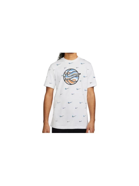 Nike Swoosh Ball T-shirt Mężczyźni Koszulki Nike Size: L biały