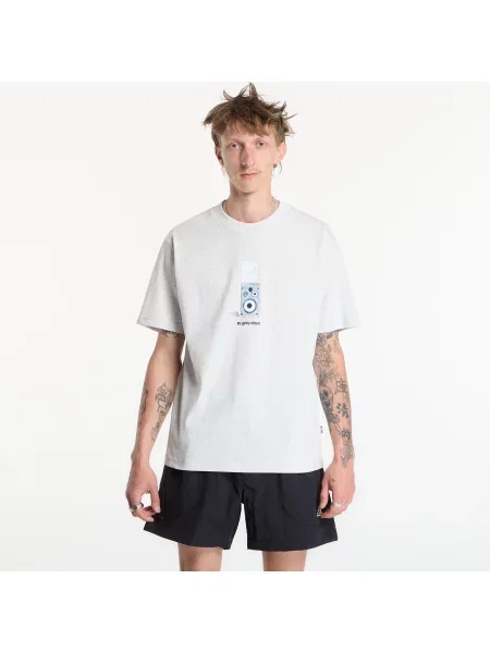 Tričko New Balance Grey Days Speaker T-Shirt Ash Heather M šedé