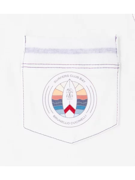 Μπλούζα Brunello Cucinelli λευκό