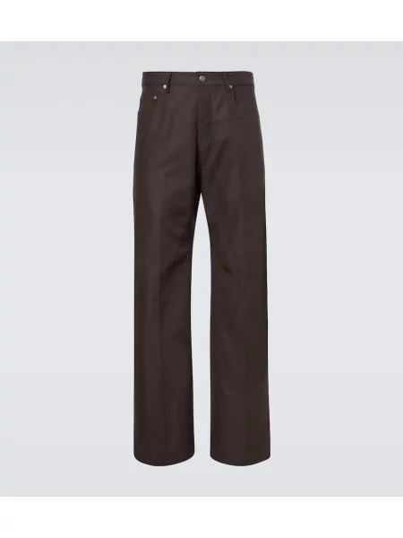 Široké džíny Rick Owens hnědé