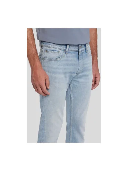 Skinny jeansy skinny 7 For All Mankind niebieskie