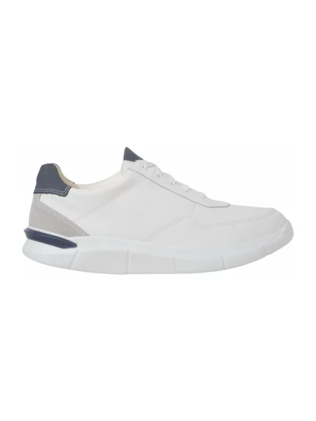 Sneakersy Sioux zamszowe casual białe