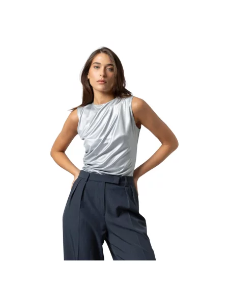 Szeroki top Kocca szary