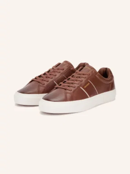 Tommy Hilfiger Sneakersy koňaková / zlatá