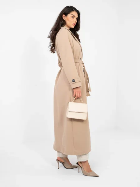 Haină de mazăre Factory Price lung negru