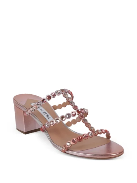 Sandale Aquazzura de cristal roz