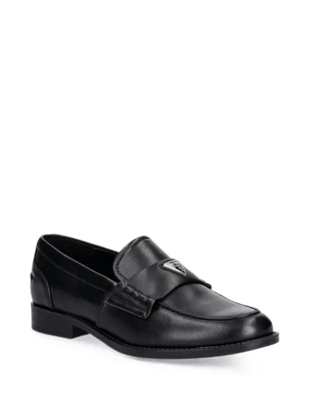Pantofi loafer Guess cu autograf negru