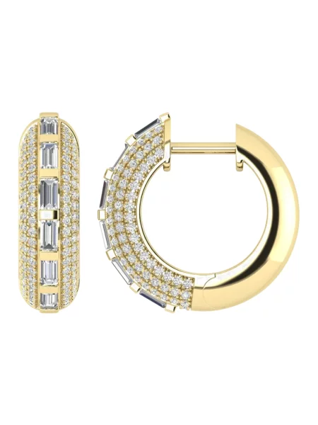 ETHISHER DIAMANTEN Náušnice Ohrringe aus Gelbgold mit Lab Grown Diamant zlatě žlutá