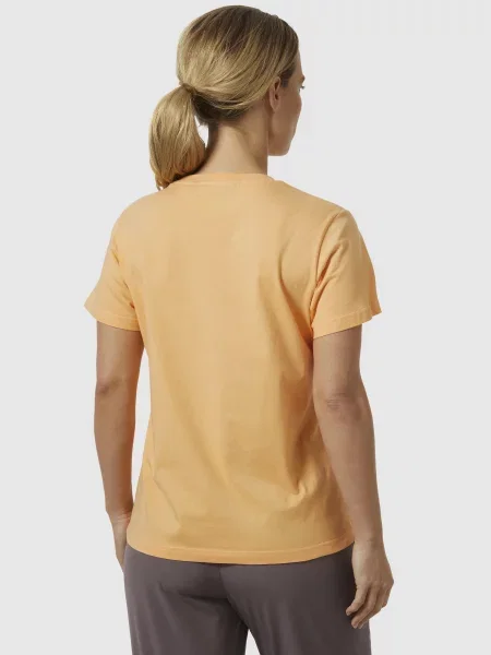 Dámske tričko Helly Hansen Logo miami peach oranžová