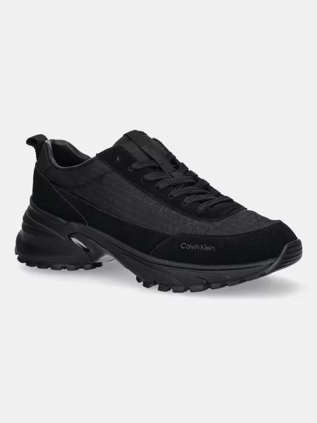 Calvin Klein sneakers HIKE RUNNER CASUAL NY-SU AOP negru