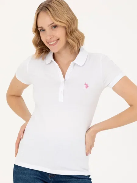 Поло U.s. Polo белое