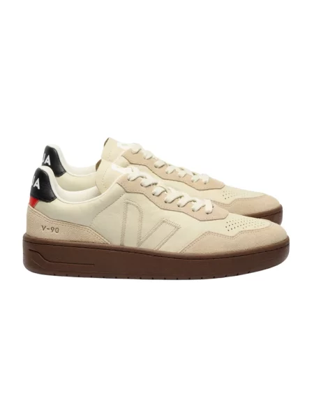 Sneakersy Veja skórzane beżowe