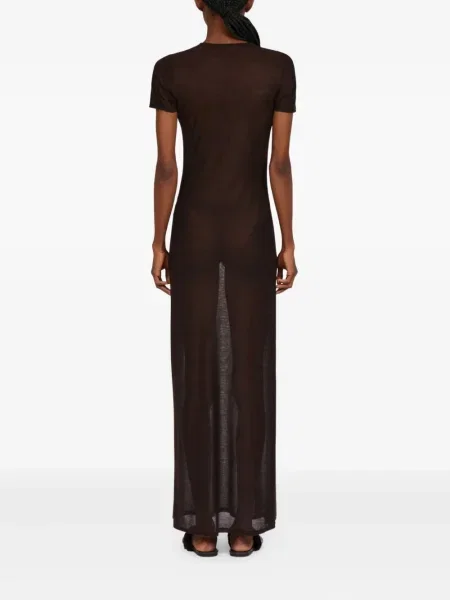Rochie maxi Ferragamo de costum maro