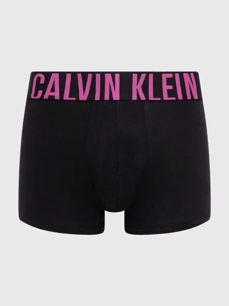 Bokserki Calvin Klein Trunk 3 pary black w/oatmeal logo/black w/age czarne