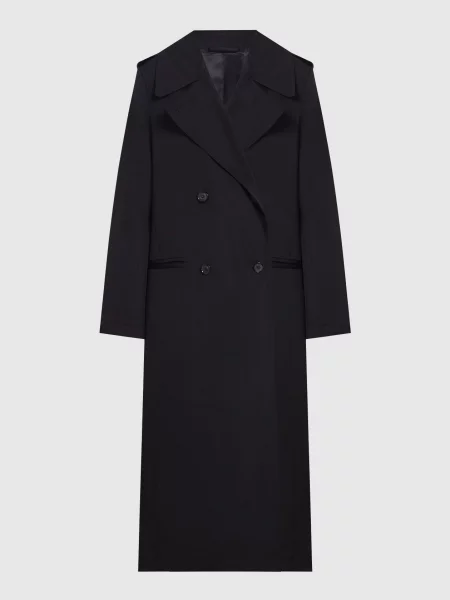 Двубортное пальто Toteme черное