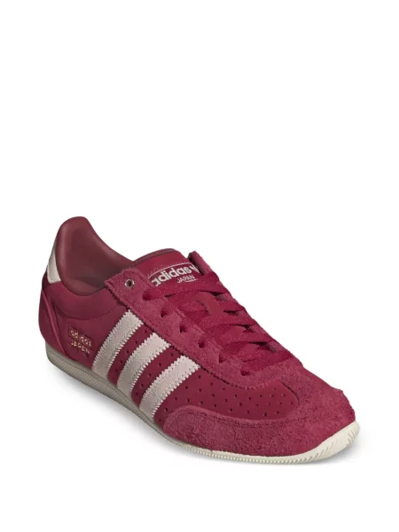 Sneakerși Adidas cu șireturi cu dungi din dantelă violet