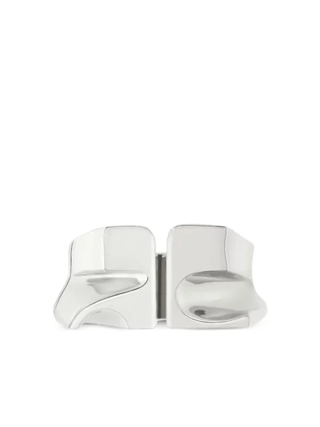 Inel Courreges argintiu