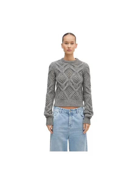 Sportmax sweter wełniany Narvel szary