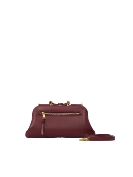 Torebka Dolce And Gabbana skórzana czerwona