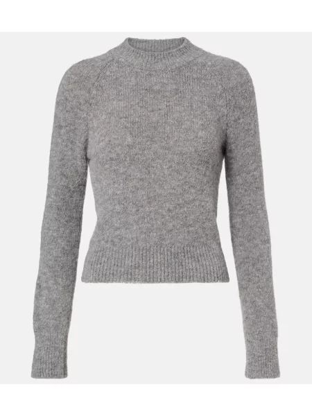 Pulover Dries Van Noten de lână gri