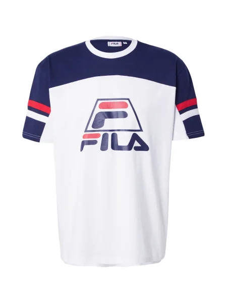 FILA Funkční tričko LONDERZEEL tmavě modrá / červená bílá