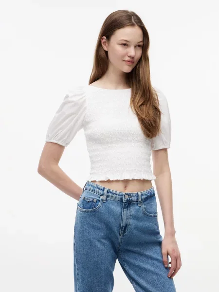 Tommy Jeans Bluză alb