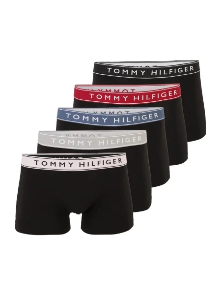 Tommy Hilfiger Underwear Boxeri safir / gri deschis / roșu intens negru