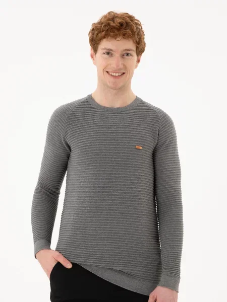 Джемпер US Polo сірий