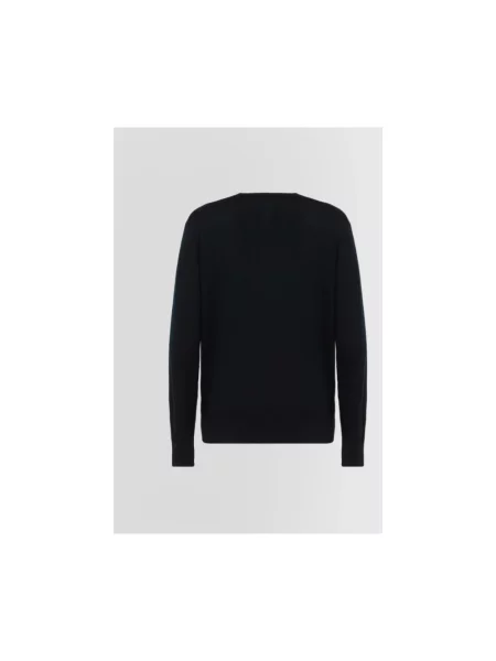 Sweter Alpha Studio z kaszmiru niebieski