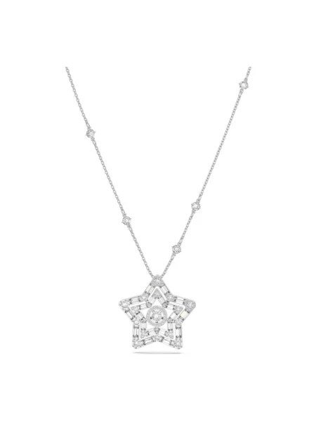 Naszyjnik Swarovski szary